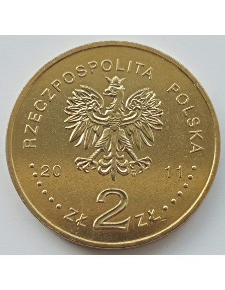 Rewers monety 2 zł 2011 Przewodnictwo Polski w Radzie UE