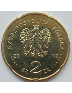 Awers monety 2 zł 2012 50lecie Programu 3 Polskiego Radia 2