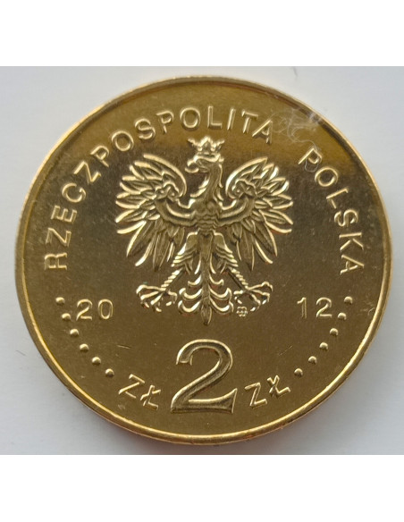 Rewers monety 2 zł 2012 Wielka Orkiestra Świątecznej Pomocy 20 lat