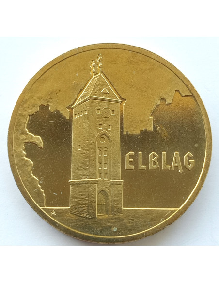 Awers monety 2 zł 2006 Elbląg – woj. warmińskomazurskie