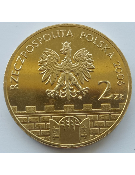 Rewers monety 2 zł 2006 Elbląg – woj. warmińskomazurskie