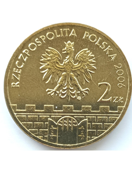 Rewers monety 2 zł 2006  Jarosław – woj. podkarpackie