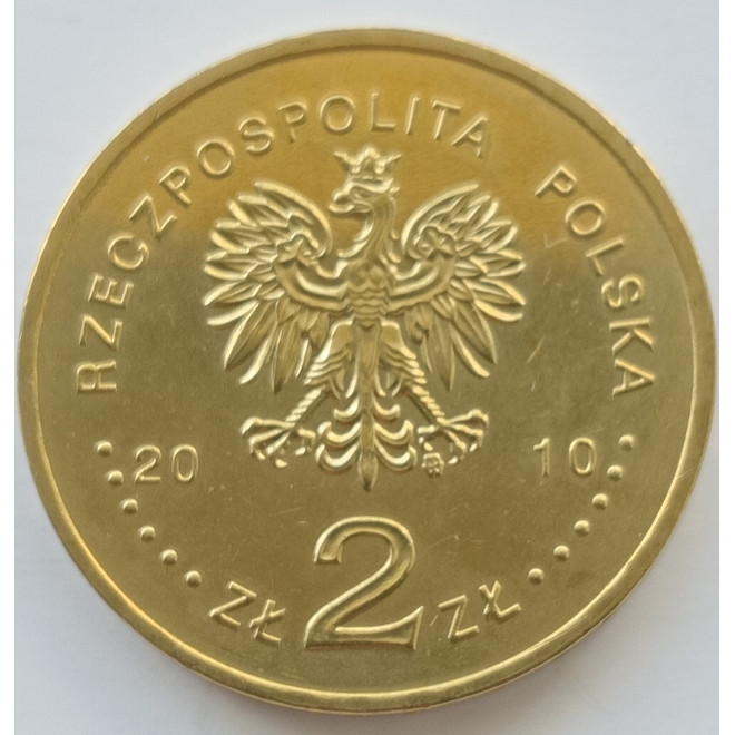 Rewers monety 2 zł 2010 Polska Reprezentacja Olimpijska Vancouver 2010