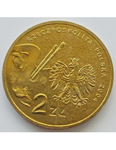 Awers monety 2 zł 2004 Polscy malarze XIX/XX w.: Stanisław Wyspiański 18691907 2