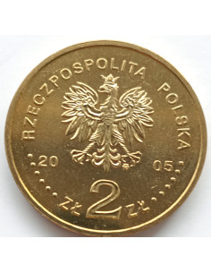 Awers monety 2 zł 2005 Papież Jan Paweł II 2