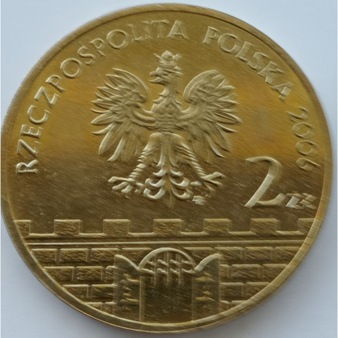 Rewers monety 2 zł 2006 Bochnia – woj. małopolskie