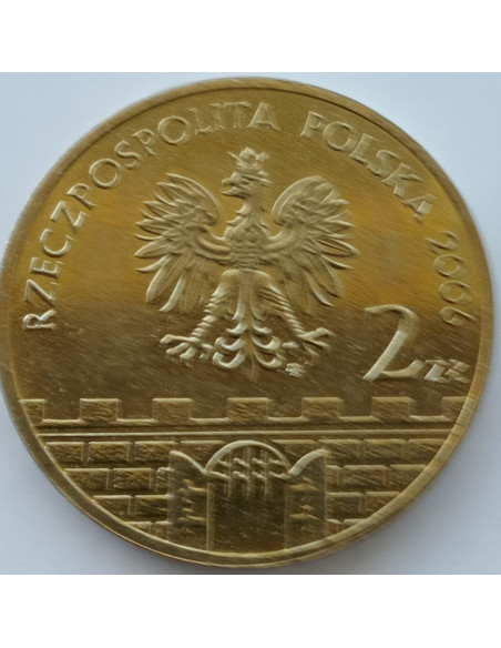 Rewers monety 2 zł 2006 Bochnia – woj. małopolskie