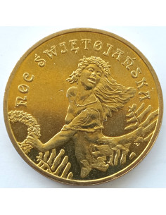 Awers monety 2 zł 2006 Polski Rok Obrzędowy: Noc świętojańska