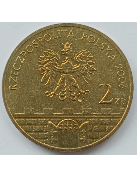 Rewers monety 2 zł 2006 Kalisz – woj. wielkopolskie
