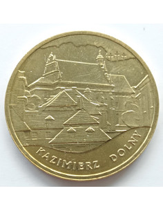 Awers monety 2 zł 2008 Zabytki kultury materialnej w Polsce: Kazimierz Dolny