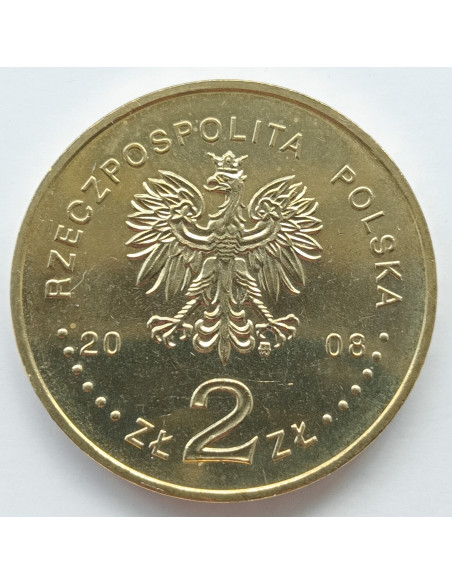 Rewers monety 2 zł 2008 Zabytki kultury materialnej w Polsce: Kazimierz Dolny