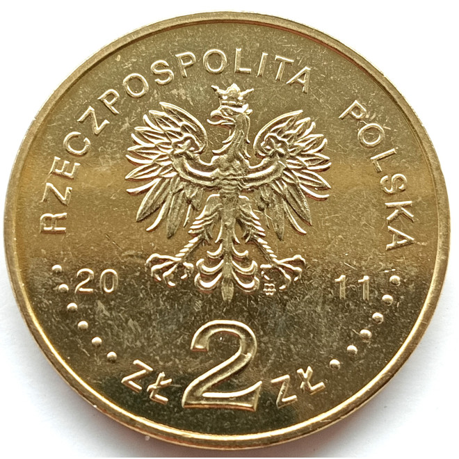 Rewers monety 2 zł 2011 Miasta w Polsce – Poznań