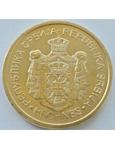 Awers monety Serbia 2 Dinary 2020 magnetyczna 2
