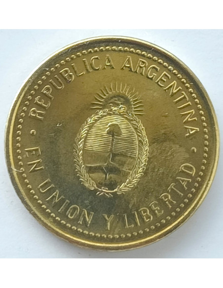 Rewers monety Argentyna 10 Centavo 2011 magnetyczna