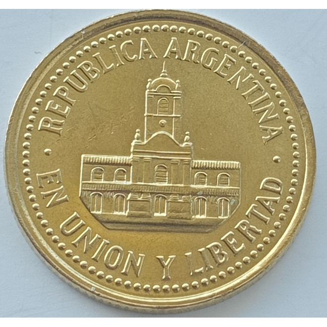 Rewers monety Argentyna 25 Centavo 2009