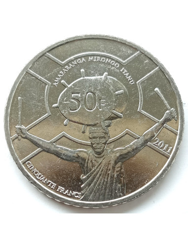 Awers monety Burundi 50 Franków 2011