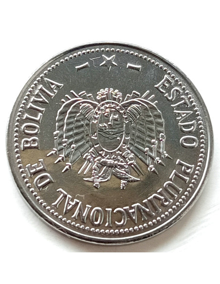 Rewers monety Boliwia 20 Centavo 2012