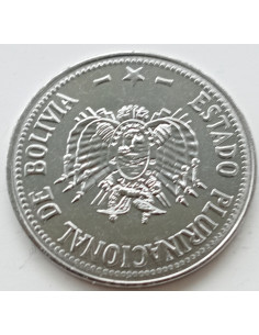 Awers monety Boliwia 50 Centavo 2012 2