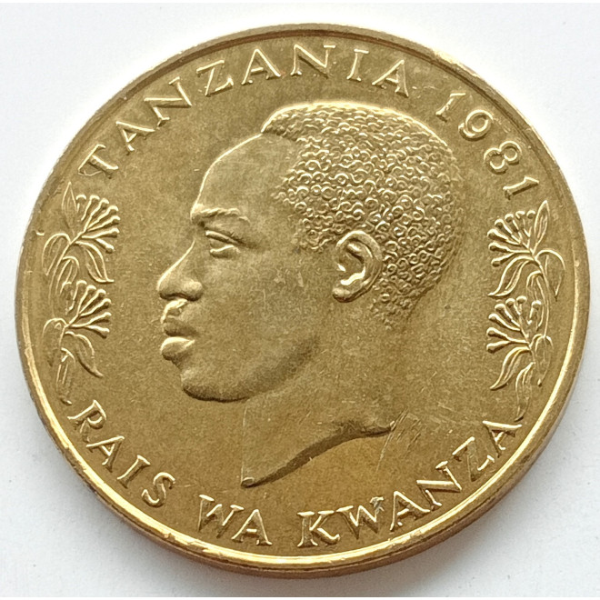 Rewers monety Tanzania 20 Senti 1981