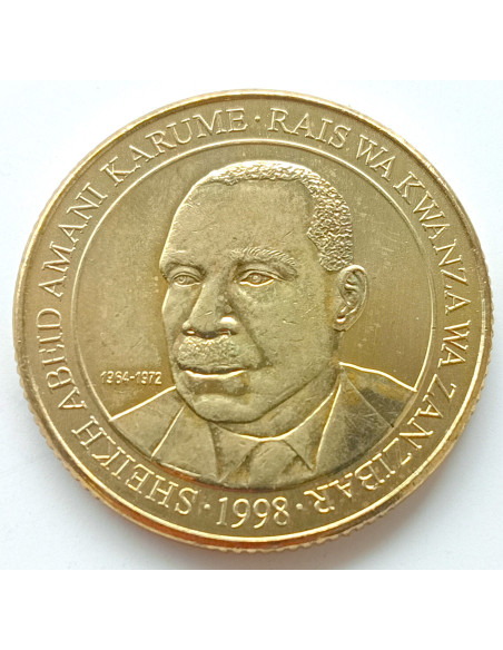 Rewers monety Tanzania 200 Shilingi 1998 Lwy