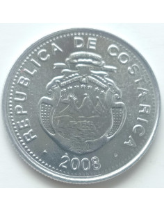 Awers monety Kostaryka 10 Colon 2008 2