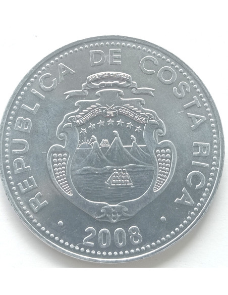 Rewers monety Kostaryka 5 Colon 2008