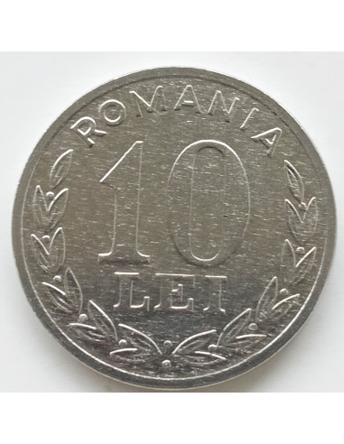 Awers monety Rumunia 10 lei 1995 Republika Rumunii