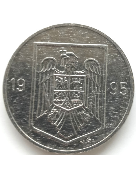 Rewers monety Rumunia 10 lei 1995 Republika Rumunii