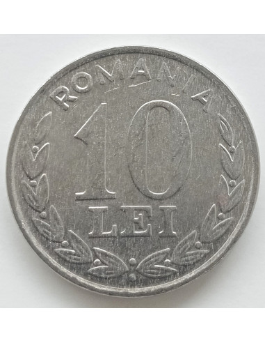 Awers monety Rumunia 10 lei 1994 Republika Rumunii