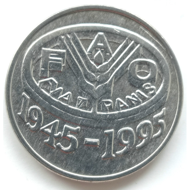 Rewers monety Rumunia 10 lei 1995