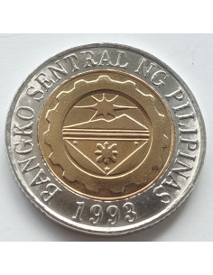 Awers monety Filipiny 10 Piso 2004 2