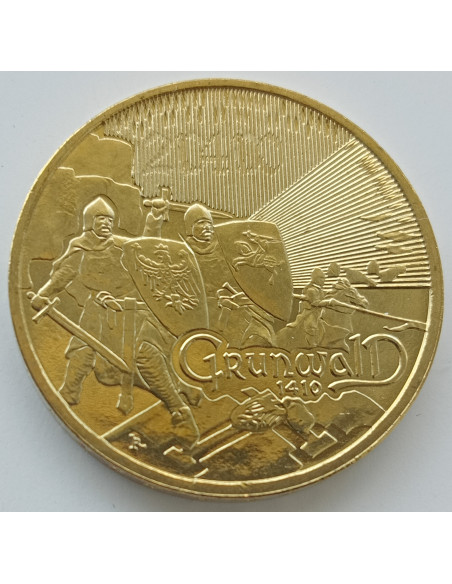 Awers monety 2 zł 2010 Wielkie bitwy – Grunwald Kłuszyn