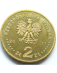 Awers monety 2 zł 2011 30. rocznica powstania NZSMM 2