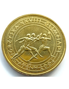 Awers monety 2 zł 2004 Igrzyska XXVIII Olimpiady – Ateny 2004