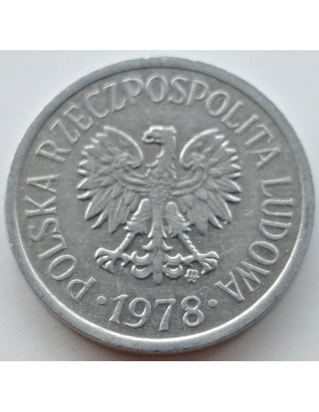 Awers monety 10 Groszy 1978