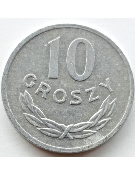 Rewers monety 10 Groszy 1978