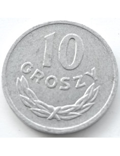 Awers monety 10 Groszy 1968 2