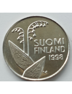 Awers monety Finlandia 10 Penni 1998