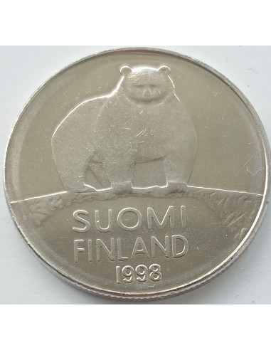 Awers monety Finlandia 50 Penni 1998