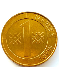 Awers monety Finlandia 1 Marka1995 2