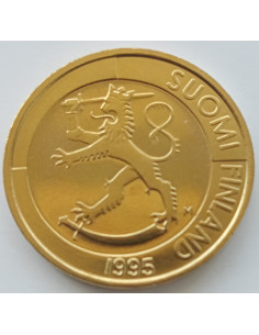 Awers monety Finlandia 1 Marka1995