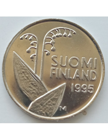 Awers monety Finlandia 10 Penni 1995