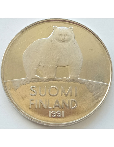 Awers monety Finlandia 50 Penni 1991