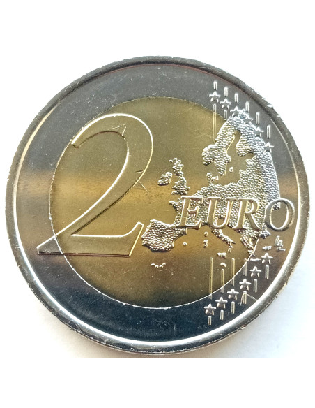 Rewers monety Hiszpania 2 Euro 2018