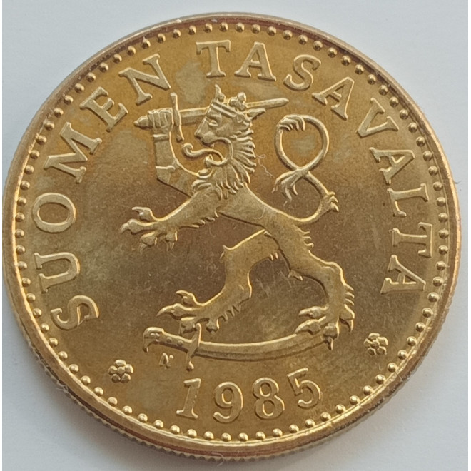 Rewers monety Finlandia 20 Penni 1985