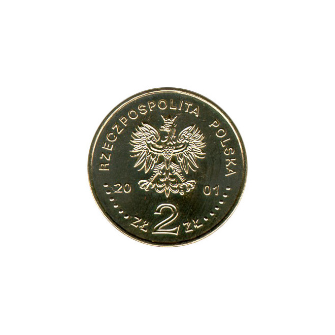 Rewers monety 2 zł 2001 15lecie orzecznictwa Trybunału Konstytucyjnego 19862001