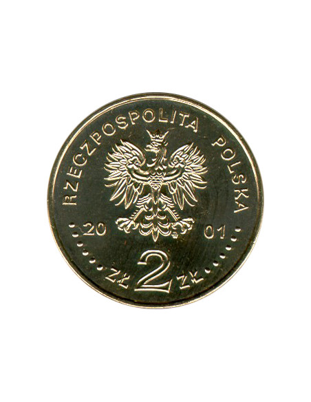Rewers monety 2 zł 2001 15lecie orzecznictwa Trybunału Konstytucyjnego 19862001