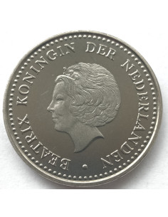 Awers monety Antyle Holenderskie 1 Gulden 1984 2