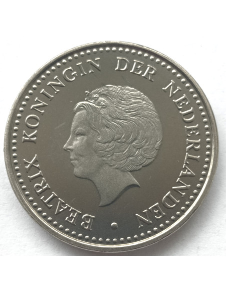 Rewers monety Antyle Holenderskie 1 Gulden 1984