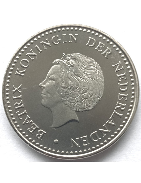 Rewers monety Antyle Holenderskie 25 Gulden 1985